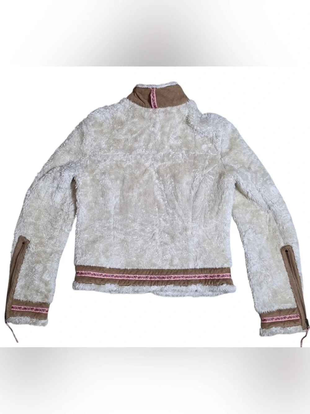 Free People Shearling & Suede Jacket - XS